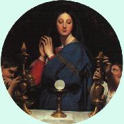 Jean-Auguste Dominique Ingres The Virgin with the Host oil